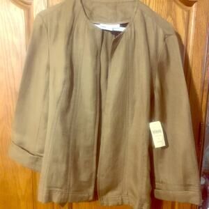 Khaki Day Jacket, Coldwater Creek, size 10
